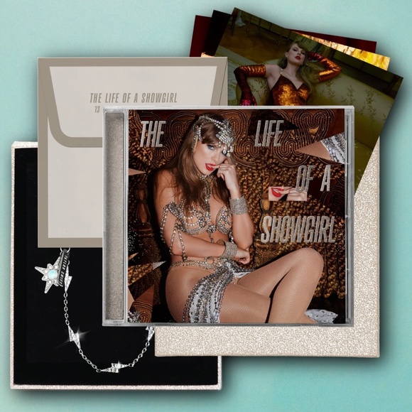 Taylor Swift "It's Beautiful" The Life Of A Showgirl Deluxe CD Opalite Bracelet - Picture 1 of 5